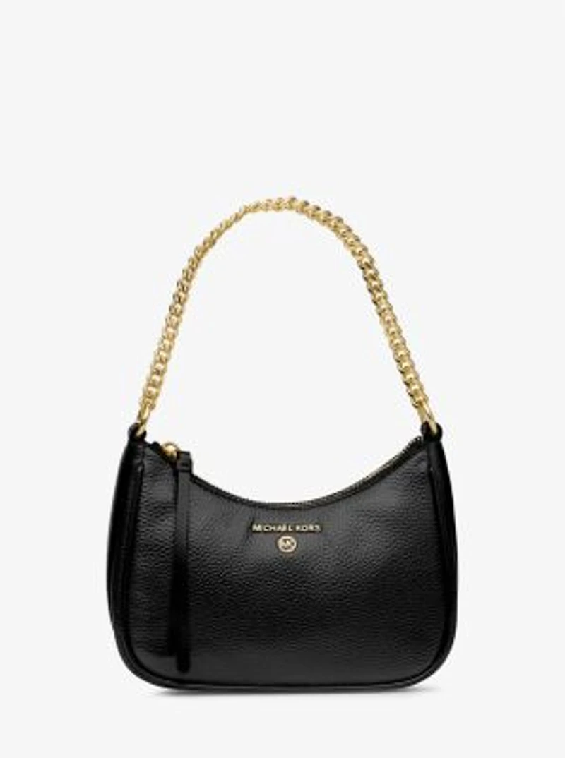 Petite pochette Jet Set Charm en cuir grainé