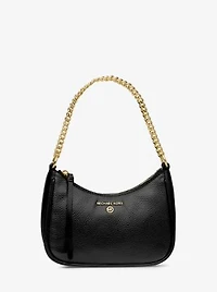 Petite pochette Jet Set Charm en cuir grainé