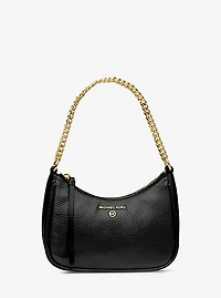 Petite pochette Jet Set Charm en cuir grainé