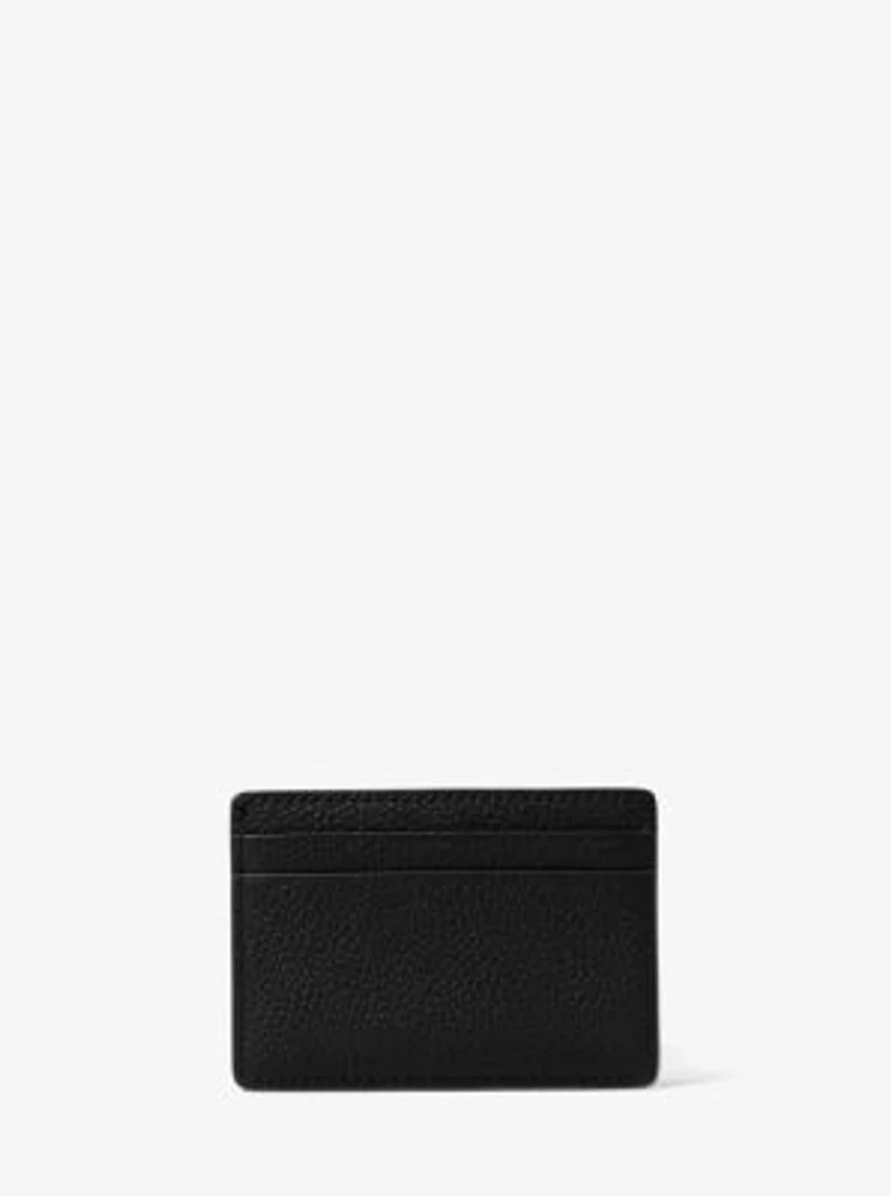 Porte-cartes en cuir grainé