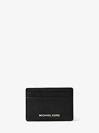 Porte-cartes en cuir grainé