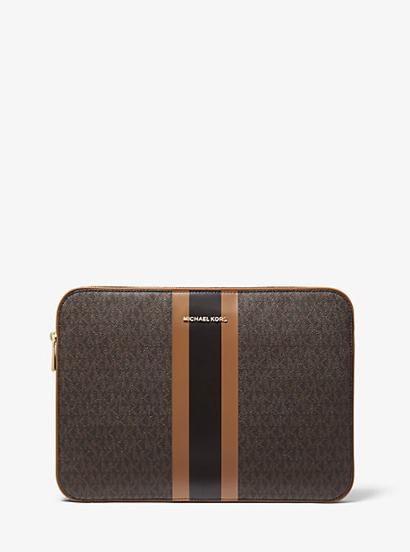 Jet Set Logo Stripe 13 Inch Laptop Case