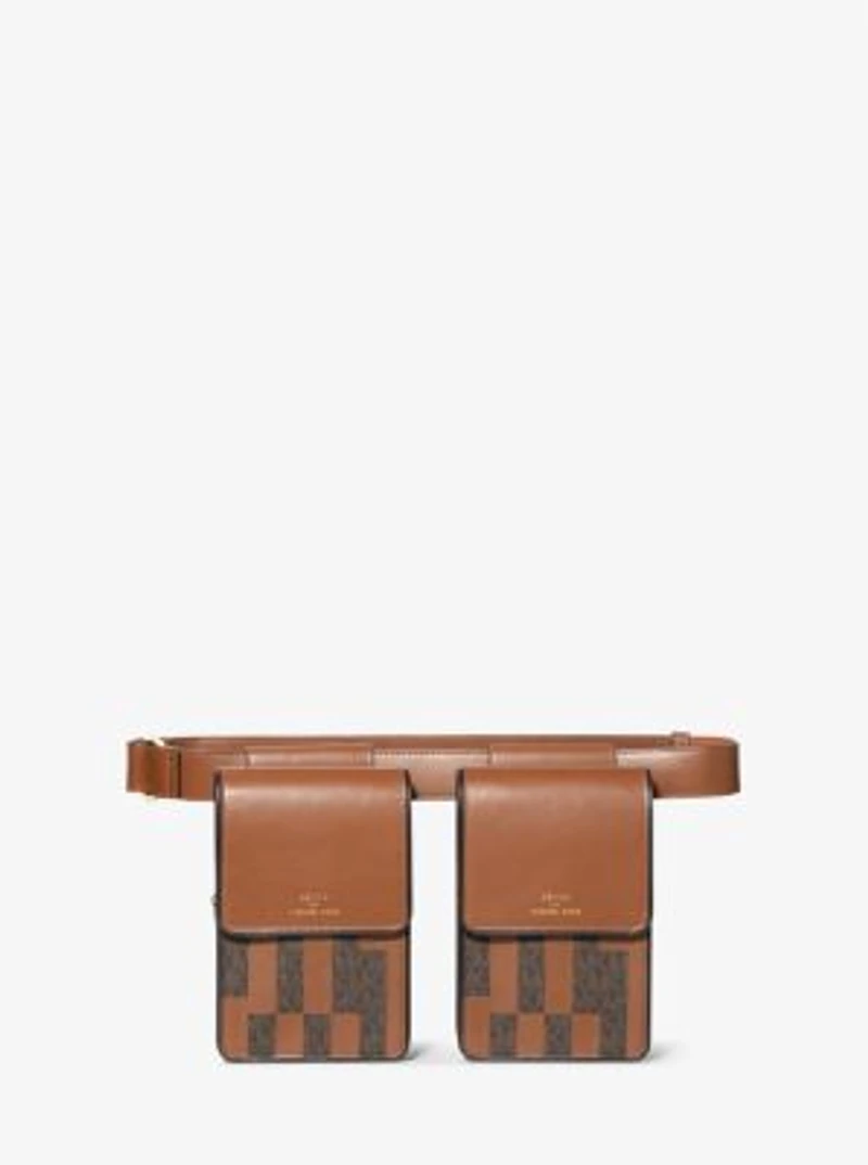 ASHYA X MICHAEL KORS Saga Signature And Leather Multi Bag