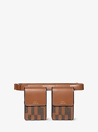 ASHYA X MICHAEL KORS Saga Signature And Leather Multi Bag