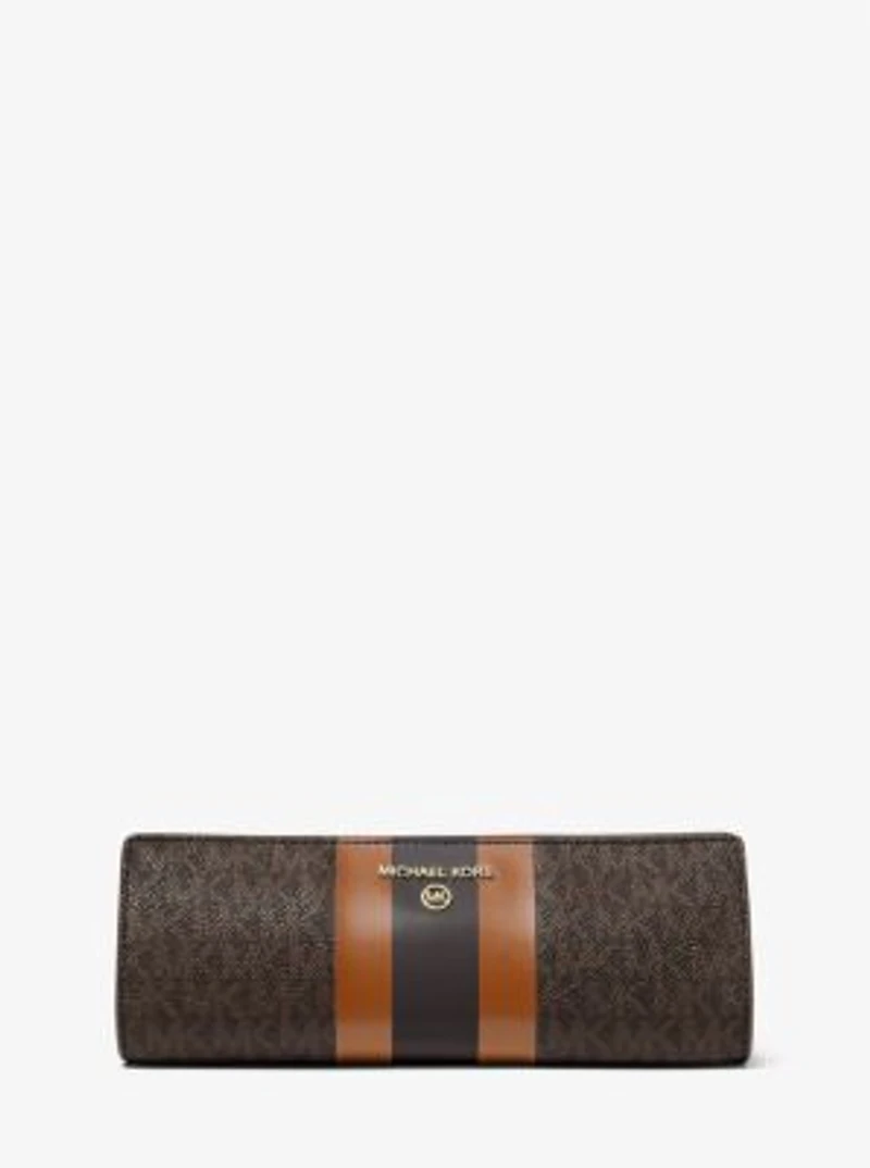 Small Logo Stripe Pencil Case