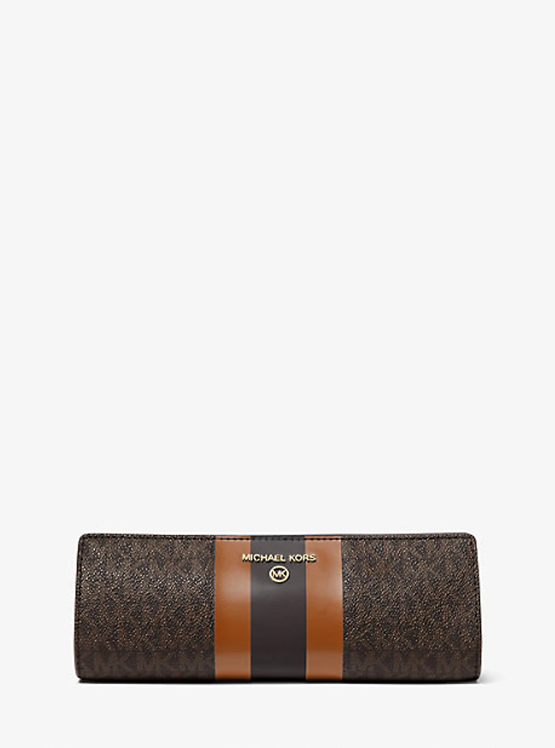 Small Logo Stripe Pencil Case