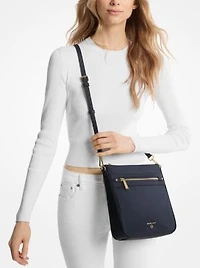 Grand sac messager Jet Set en gabardine de nylon