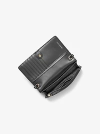 Petit sac à bandoulière convertible Jet Set en cuir grainé pour téléphone intelligent
