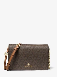 Grand sac à bandoulière Jet Set à logo