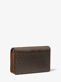 Grand sac à bandoulière Jet Set à logo