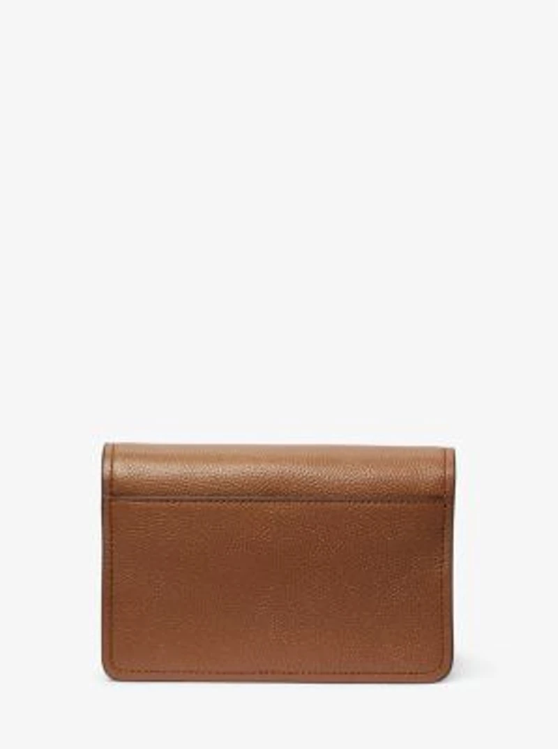 Jet Set Large Pebbled Leather Crossbody Bag