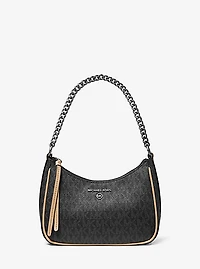 Jet Set Charm Small Logo Shoulder Bag