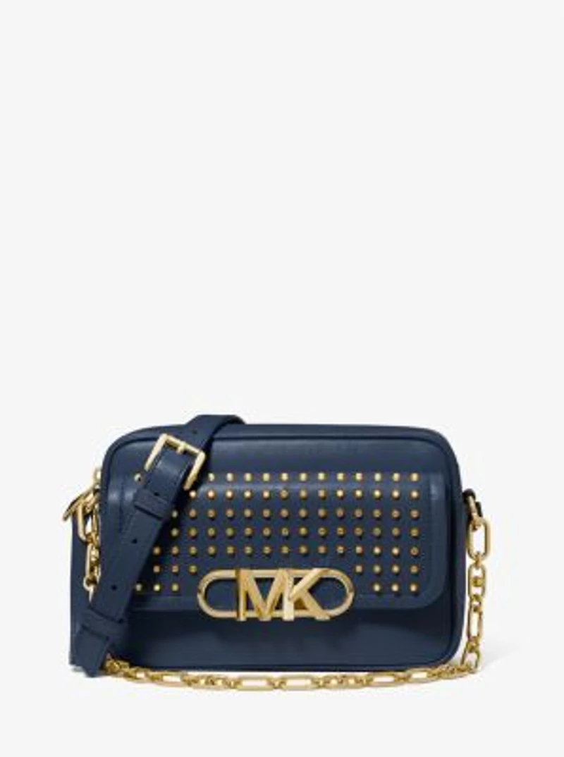 Parker Medium Studded Leather Crossbody Bag