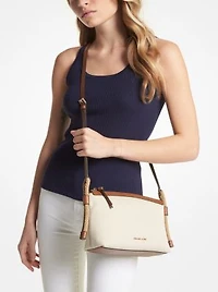 Sac à bandoulière Talia de taille moyenne en toile de coton