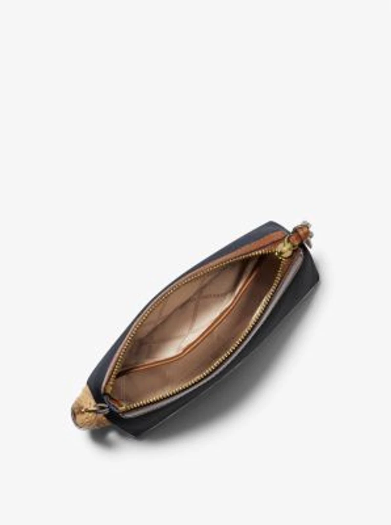 Talia Small Cotton Canvas Wristlet