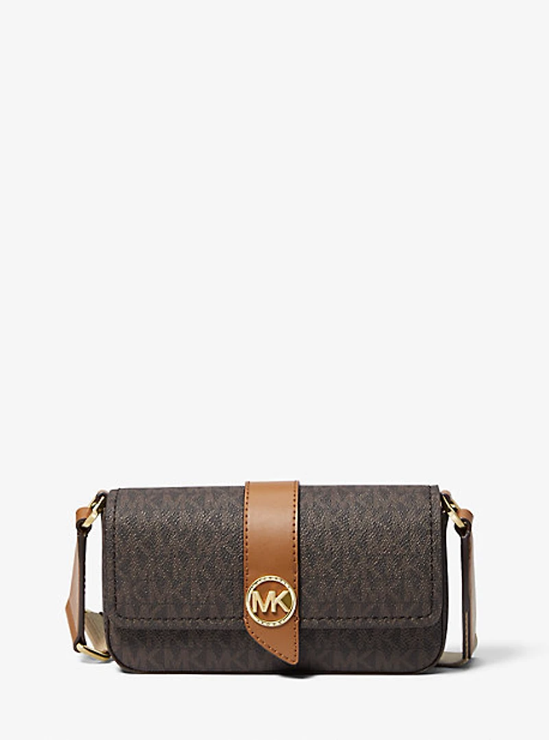 Très petit sac à bandoulière Greenwich en toile à logo et en faux cuir