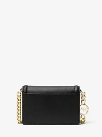 Jet Set Small Saffiano Leather Envelope Crossbody Bag