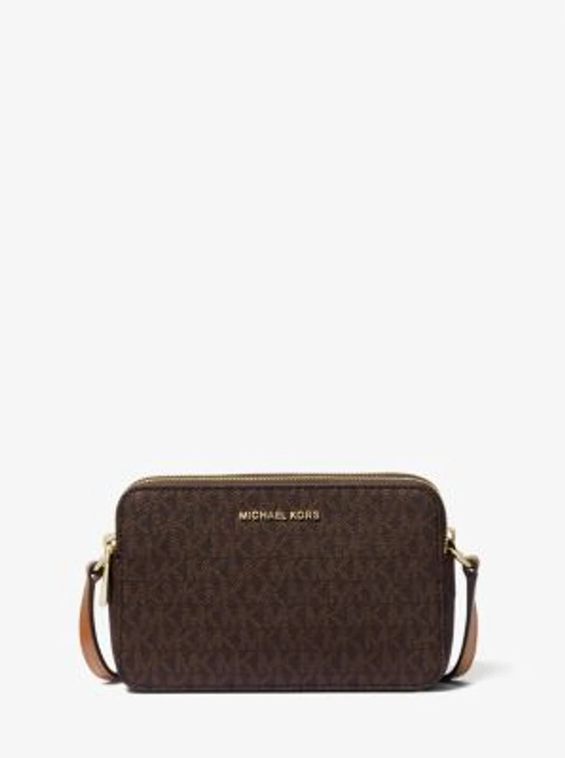 Jet Set Small Logo Double Zip Camera Bag