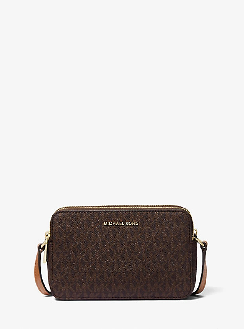 Jet Set Small Logo Double Zip Camera Bag
