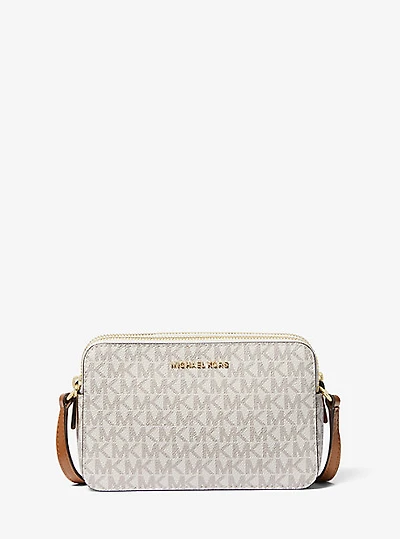 Jet Set Small Logo Double Zip Camera Bag