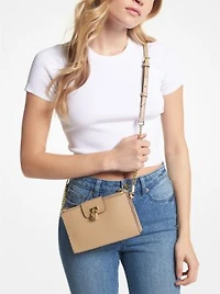 Petit sac à bandoulière Ruby en cuir Saffiano