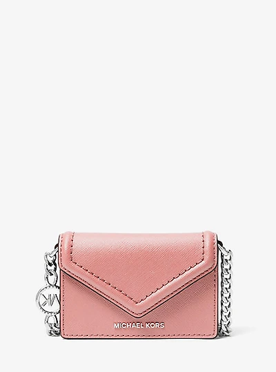 Jet Set Micro Saffiano Leather Envelope Crossbody Bag