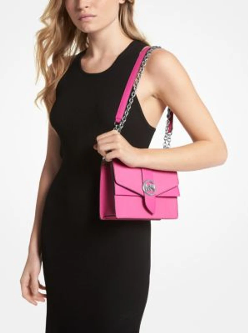 Greenwich Small Saffiano Leather Crossbody Bag