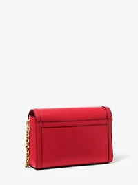 Freya Small Convertible Pebbled Leather Crossbody Bag