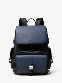 Sac à dos Hudson en cuir et à logo