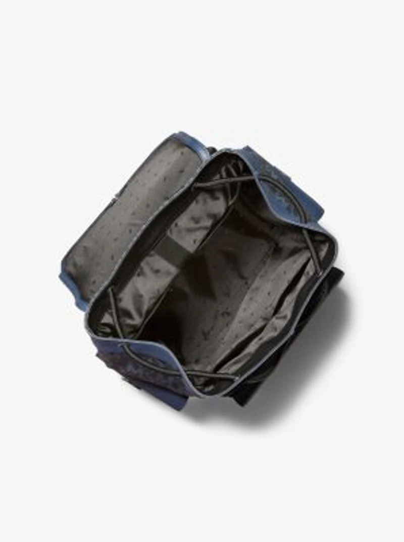 Sac à dos Hudson en cuir et à logo