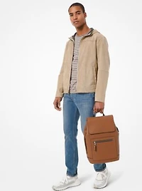Hudson Pebbled Leather Backpack