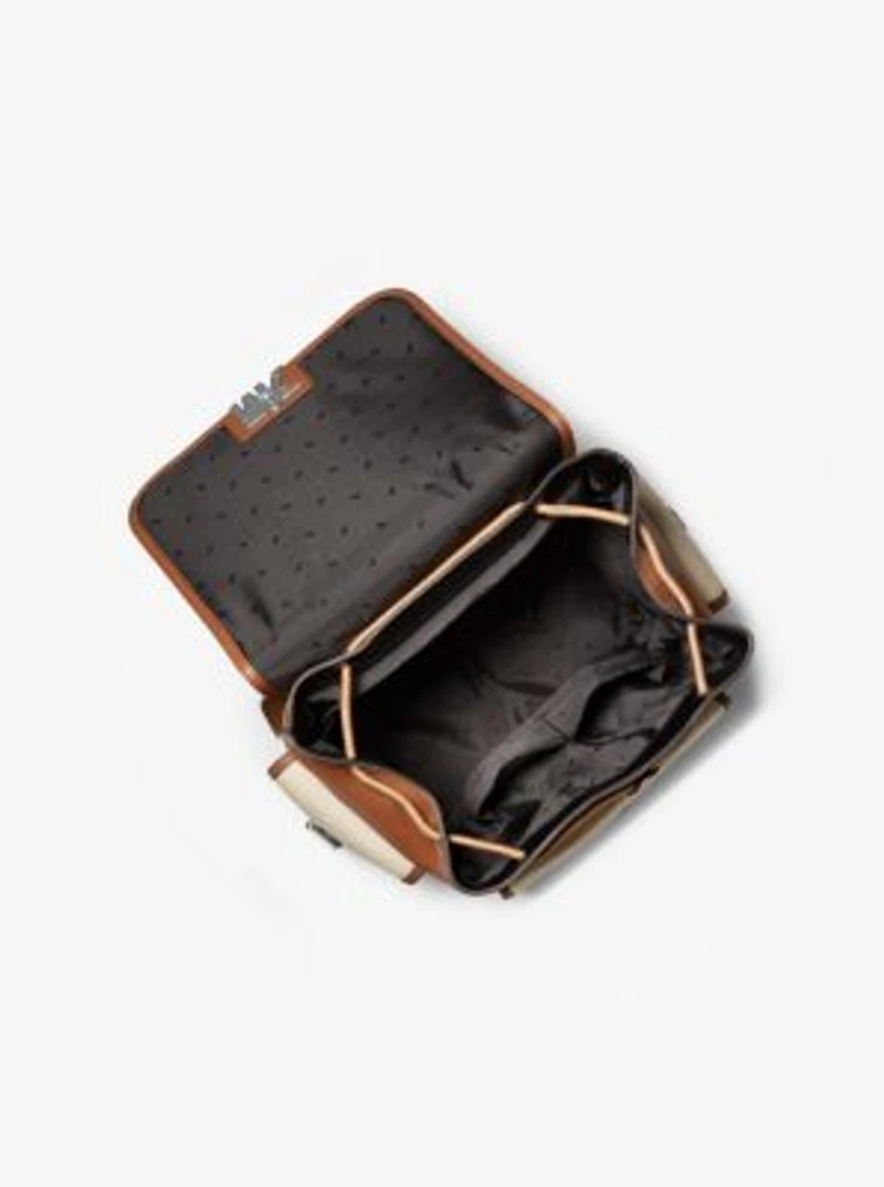 Hudson Two-Tone Canvas Backpack