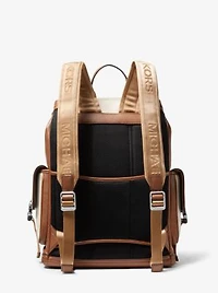 Hudson Two-Tone Canvas Backpack