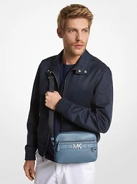 Hudson Pebbled Leather Utility Crossbody Bag