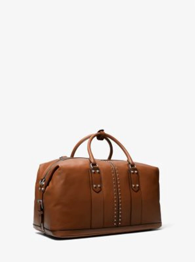 Sac de voyage Astor en cuir clouté