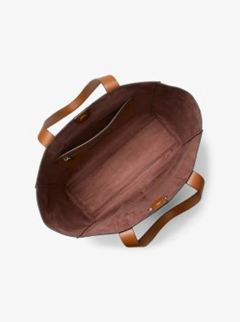 Sac fourre-tout Hudson en cuir grainé