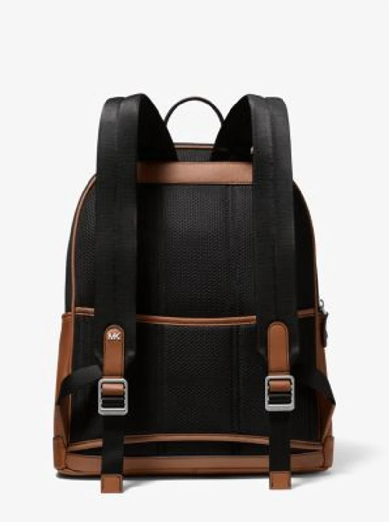 Hudson Slim Pebbled Leather Backpack
