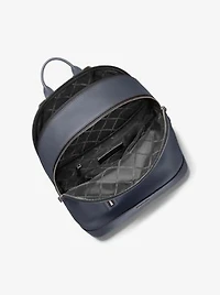 Hudson Slim Pebbled Leather Backpack