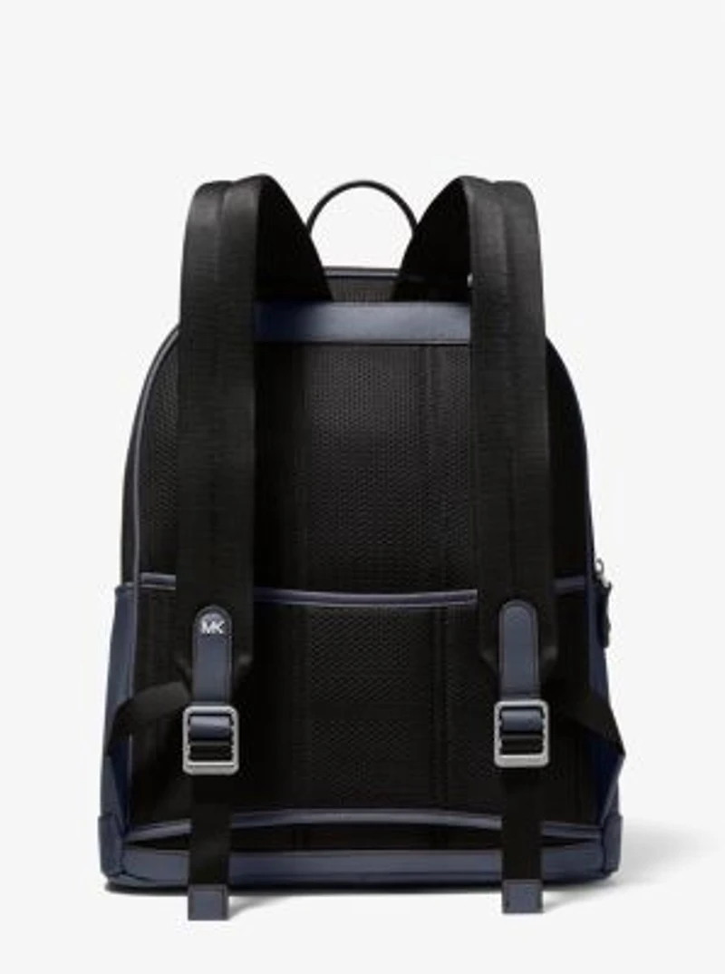 Hudson Slim Pebbled Leather Backpack
