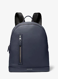 Hudson Slim Pebbled Leather Backpack
