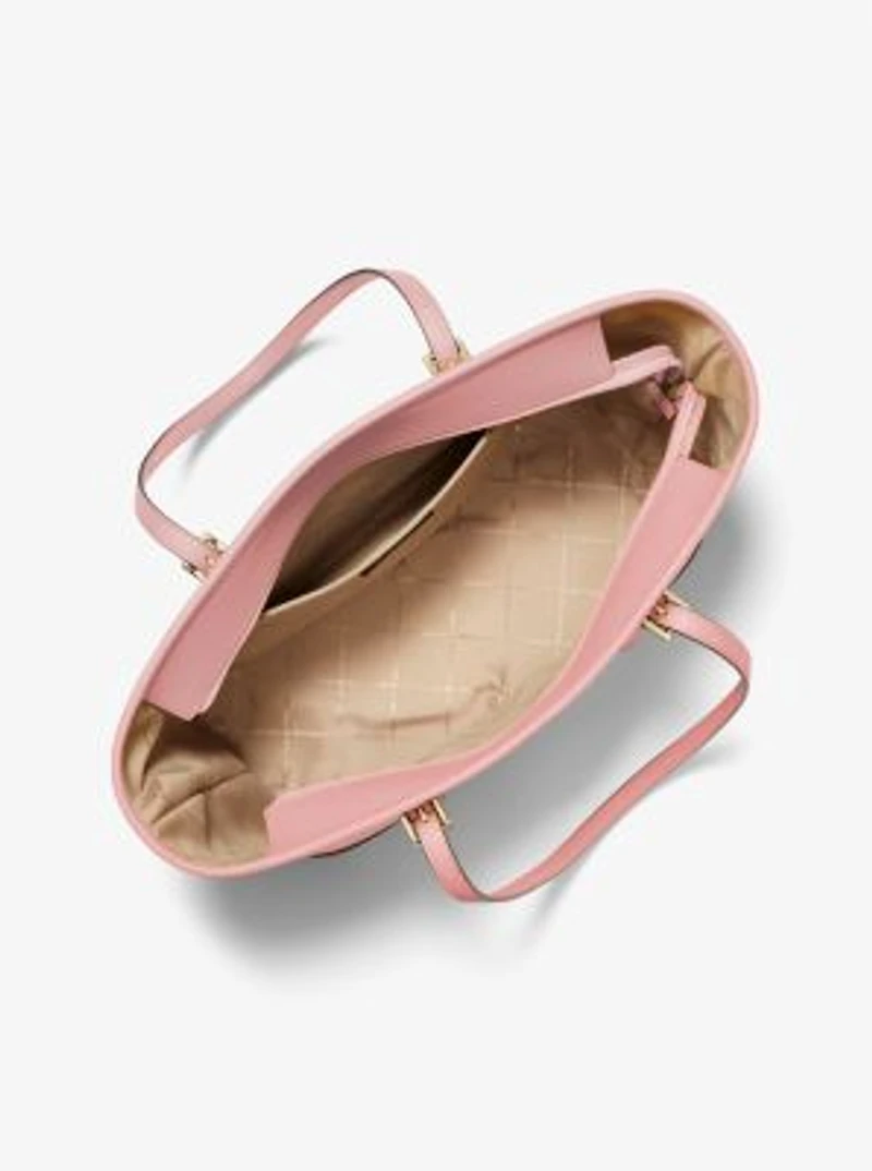 Grand sac fourre-tout Jet Set Travel en cuir Saffiano