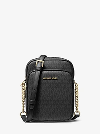 Jet Set Travel Medium Logo Crossbody Bag