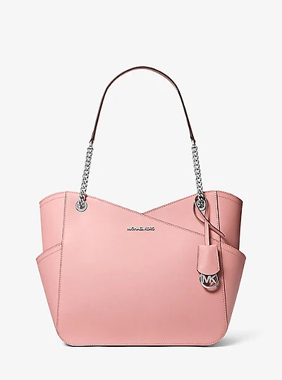 Grand sac fourre-tout Jet Set en cuir Saffiano