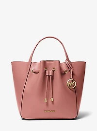 Grand sac seau Phoebe en faux cuir