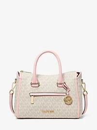 Sac à main Carine de taille moyenne à logo