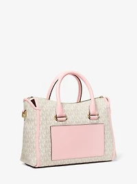Sac à main Carine de taille moyenne à logo
