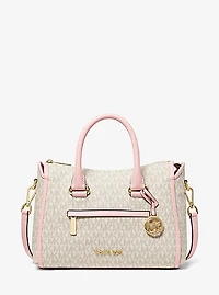 Sac à main Carine de taille moyenne à logo