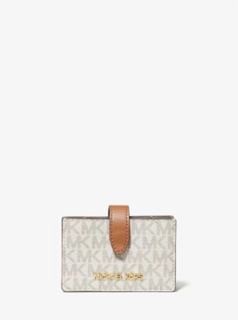 Jet Set Medium Logo Accordion Card Case