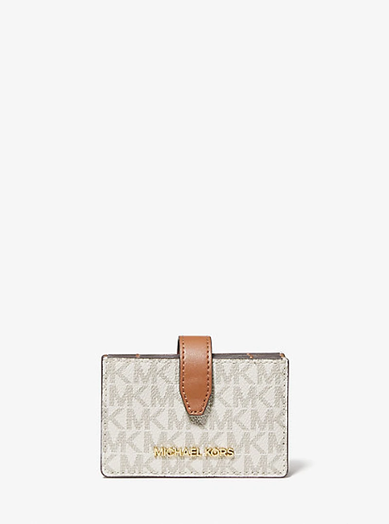 Jet Set Medium Logo Accordion Card Case