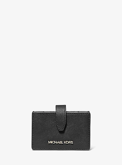Jet Set Travel Medium Saffiano Leather Accordion Card Case
